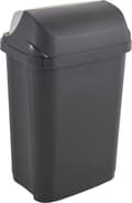Miniatyrbillede 3 af 8: Roll Top Rasmus Skraldespand 34x26x54 - 25l Antracit Keeper 10454