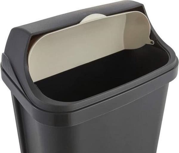 Roll Top Rasmus Skraldespand 34x26x54 - 25l Antracit Keeper 10454