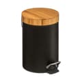 Miniatyrbild 1 av 3: Papperskorg 5five Simply Smart Natureo Bambu 3 L Vit Svart (3 L)