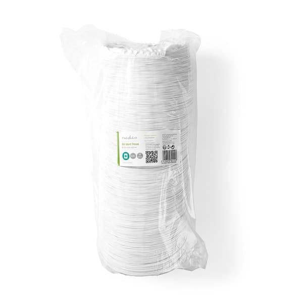 Nedis Air Outlet Hose PVC | 127 mm | 6.00 m | Egnet for: Air Ventilation / Tumble Dryers | Hvit