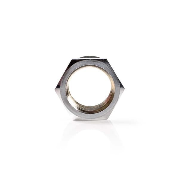 Nedis Slangeadapter | 1/2'' | 3/4'' | Metal | Sølv