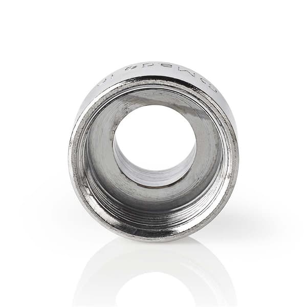 Nedis Slangeadapter | 3/4'' | 1/2'' | Metal | Sølv