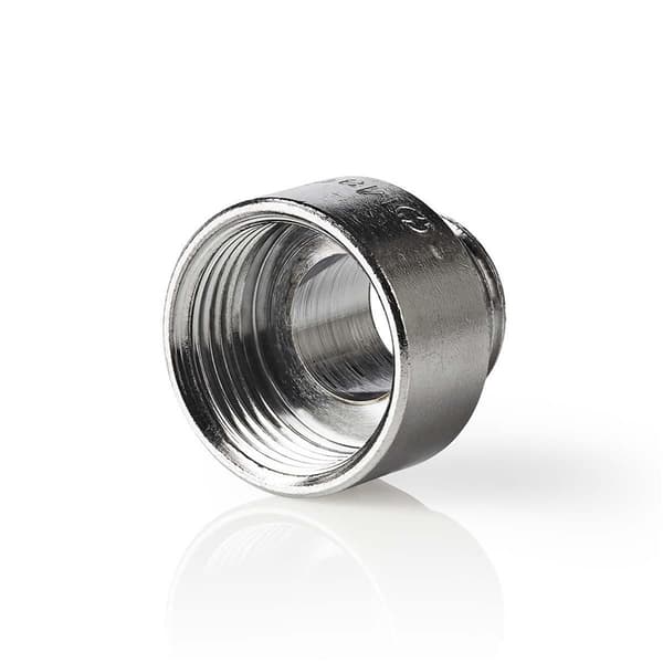Nedis Slangeadapter | 3/4'' | 1/2'' | Metal | Sølv