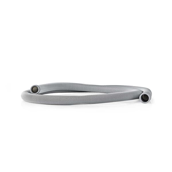 Nedis Outlet Hose | 21 mm | 19 mm | 1.5 Bar | 90 °C | 3.00 m | Bruksområde: Dish / Washing Machine | Grå