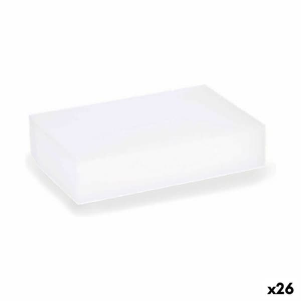 Svampe Viskelæder (10 x 6.5 x 2.5 cm) (26 enheder)