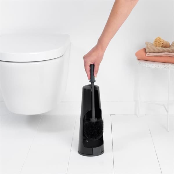 Brabantia ReNew Toiletbørste med Holder Mat Sort