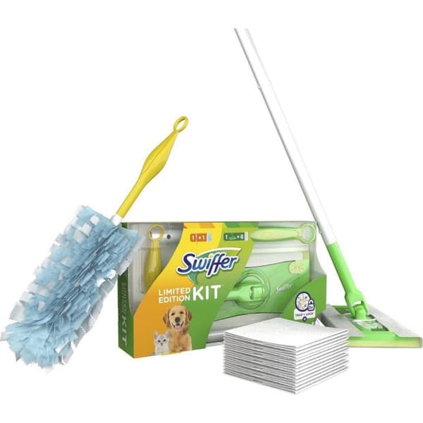 Swiffer Duo Dust-Wipe System Starter Kit + 8 servietter