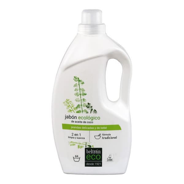 Nestesaippua Jabones Beltrán 2-in-1 Ekologinen Kookosöljy 1,5 L 44 Pesua