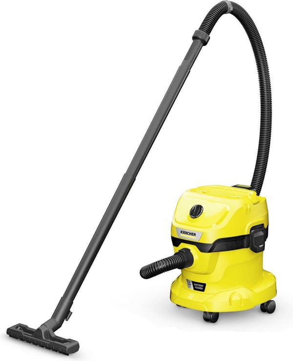 Kärcher WD 2-18 12 l trumma vakuum torr & våt 225 W dammpåse (1.628-501.0) Svart, Gul