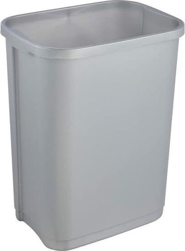 keeper "rasmus" soptunna, 10 liter, silver med rulllock, material: PP, - 1 st (1045316000000)