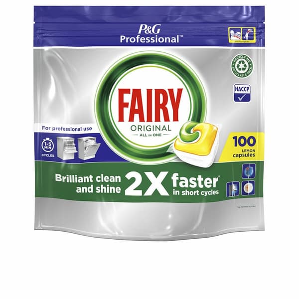 Opvaskemaskine tabletter Fairy All in 1 Original Citron (100 enheder)