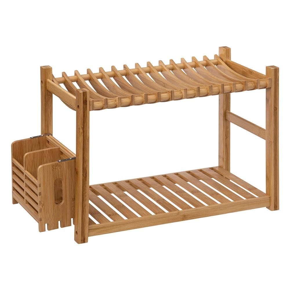 Diskställ - Bambu - 2 Våningar