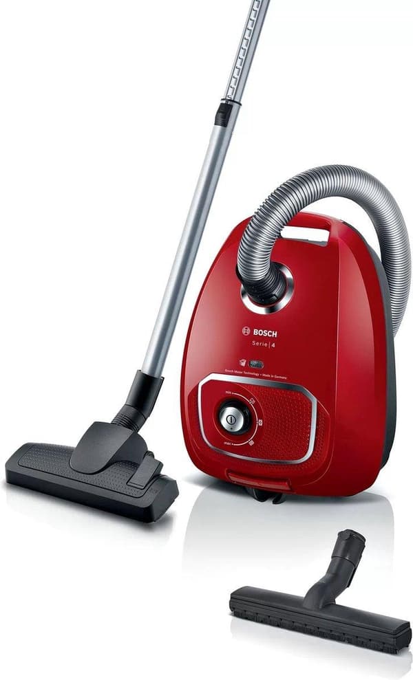 Bosch Series 4 BGD38RD1H Dammsugare 4 L Trumma Vakuumtorr 600 W dammpåse (BGD38RD1H)