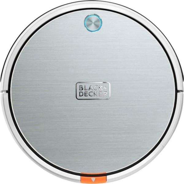 Black & Decker BXRV500E robottipölynimuri pussiton musta - ruostumaton teräs - valkoinen (BXRV500E)