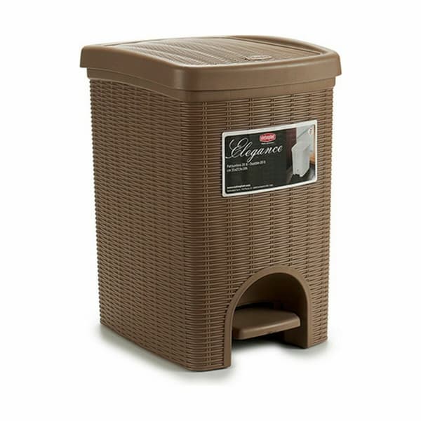 Pedal Stefanplast Elegance Brun Plast 20 L (6 enheter)