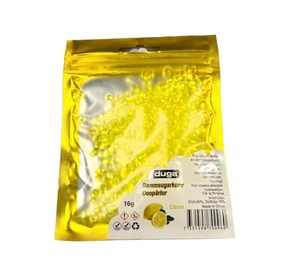 Dammsugarkulor Deopärlor Doft Citron