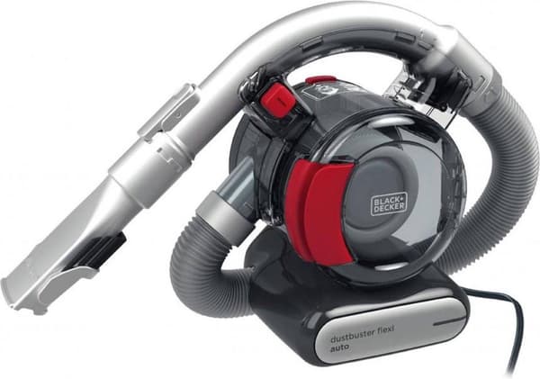 Black & Decker DustBuster Flexi Auto PD1200AV - Støvsuger - Opretstående støvsuger - Poseløs - Rød/Grå