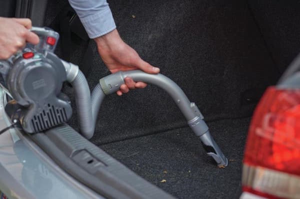 Black & Decker DustBuster Flexi Auto PD1200AV - Støvsuger - Opretstående støvsuger - Poseløs - Rød/Grå