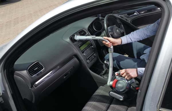 Black & Decker DustBuster Flexi Auto PD1200AV - Støvsuger - Opretstående støvsuger - Poseløs - Rød/Grå