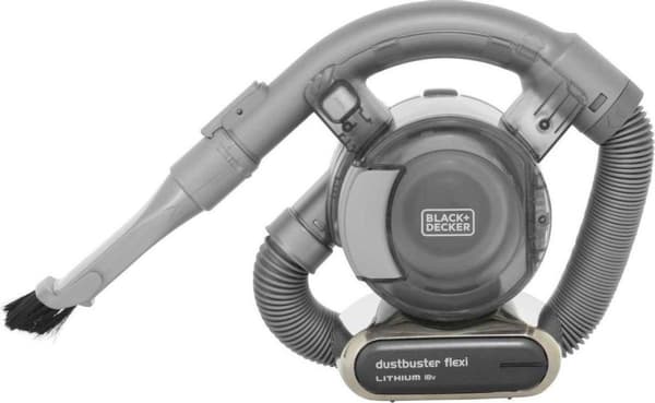 Black & Decker DustBuster Flexi PD1820LF - støvsuger - håndstøvsuger - poseløs - sort/krom - 25 W (PD1820LF)