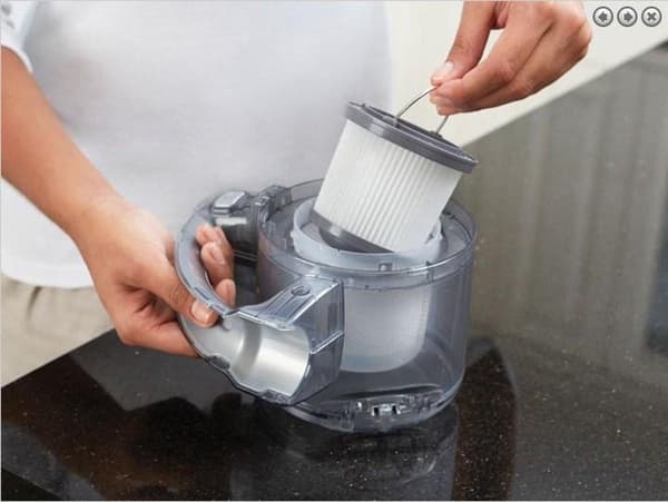 Black & Decker DustBuster Flexi PD1820LF - støvsuger - håndstøvsuger - poseløs - sort/krom - 25 W (PD1820LF)