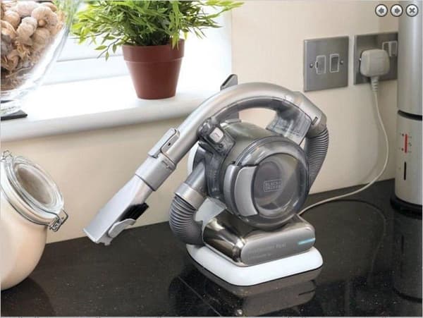 Black & Decker DustBuster Flexi PD1820LF - støvsuger - håndstøvsuger - poseløs - sort/krom - 25 W (PD1820LF)