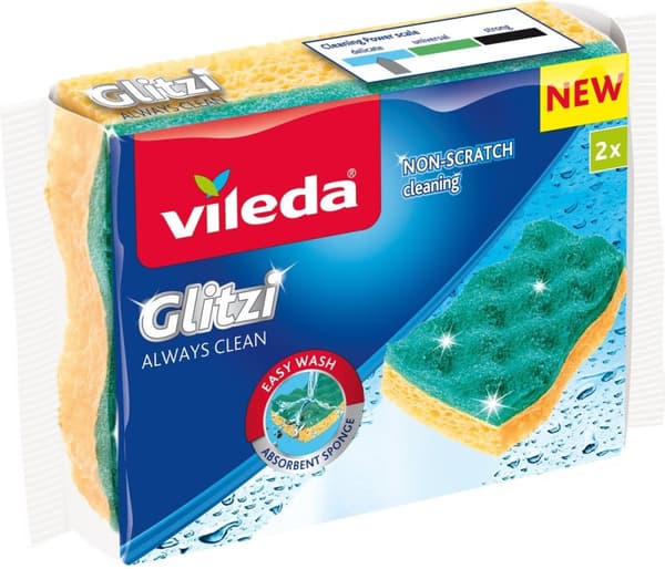 Vileda Glitzi Always Clean - Skursvampar 2st