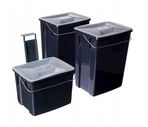 Set of BIO Curver waste bins