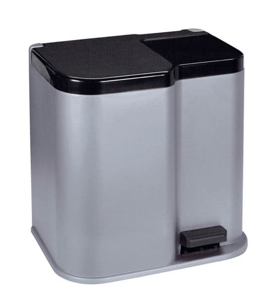 WASTE SEGREGATION BIN DUO 2 CONTAINERS 21L CURVER