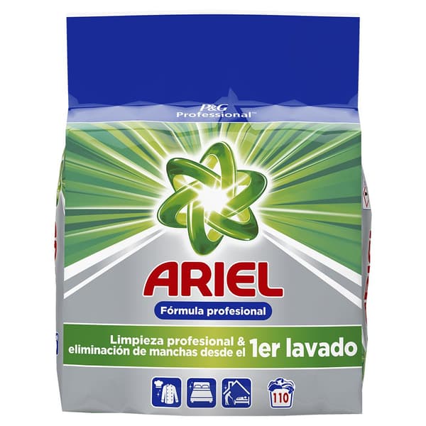 Ariel Vanlig Powder Saco Pgp 110 Tvättning Durchsichtig