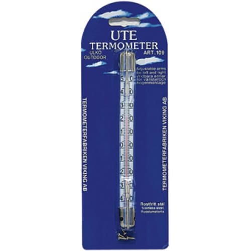 HTM Termometer Lång smal Ute Utomhus