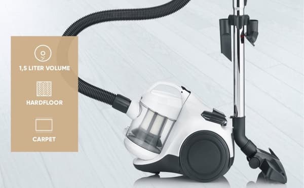 Severin CY 7103 - Støvsuger uden pose - beholderkapacitet 1,5L