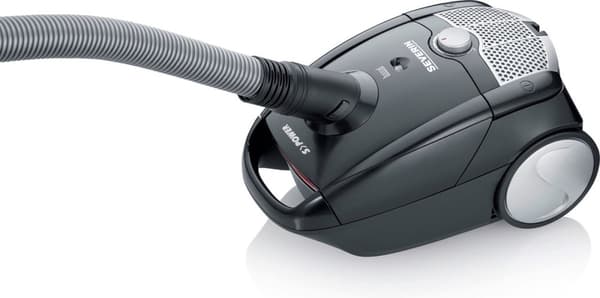 SEVERIN dammsugare BC 7030, svart/silver HEPA-filter, inklusive lock och spaltmunstycke, 800 watt