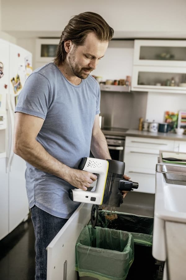Kärcher VC 6 Trådløs vores Familie hvid håndstøvsuger sort - gul poseløs (1.198-670.0)