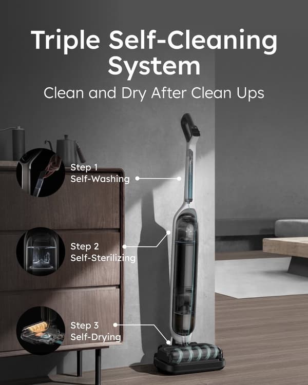 eufy Clean Mach V1 Våd- og tørstøvsuger - EU Sort (T2750G11)