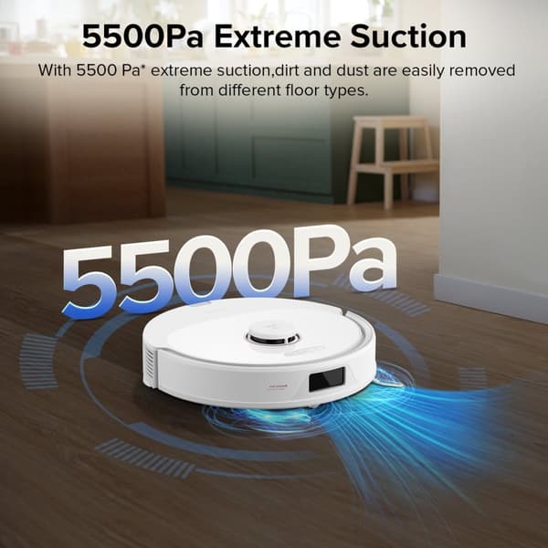 Roborock Q8 Max robotdammsugare 0,77L dammpåse vit (Q8M02-00)