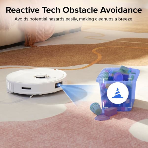 Roborock Q8 Max robotdammsugare 0,77L dammpåse vit (Q8M02-00)