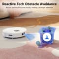 Miniatyrbild 6 av 10: Roborock Q8 Max robotdammsugare 0,77L dammpåse vit (Q8M02-00)