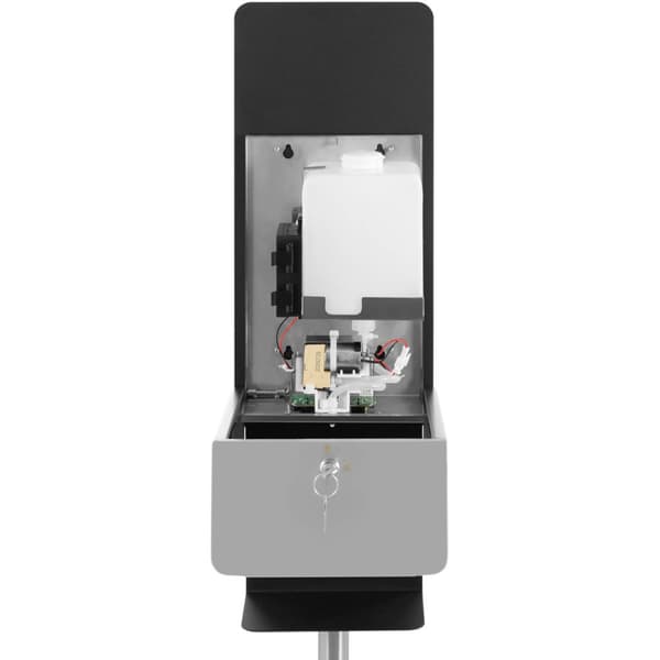 Sæbedispenser, berøringsfri automatisk vaskestation, 100-140 cm, 1 l
