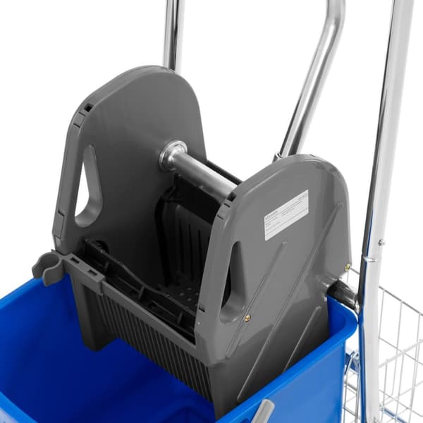 Gulvrengøringsvogn med spand og saftpresser, 30 liter
