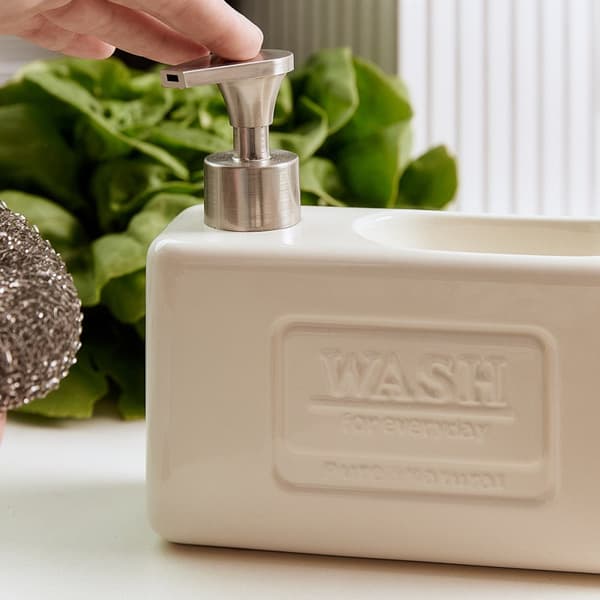 Dispenser | JASAI | kräm med svamp | 18x16 cm | 848273