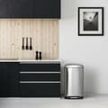 Miniatyrbild 4 av 4: Sophink med pedal Kitchen move GREENWICH Rostfritt stål (40 L)