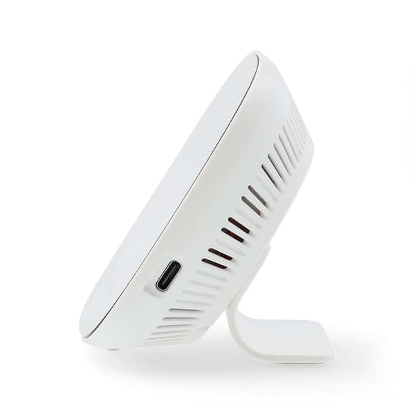 Nedis SmartLife Wi-Fi -ilmanlaatumittari LED-näytöllä ja CO2-hälytyksellä varustettuna
