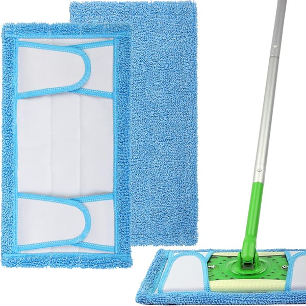 Moppeklud til Swiffer Sweeper med vaskbart design