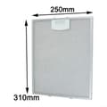 Miniatyrbilde 4 av 4: Fettfilter for kjøkkenvifte med 5-lags aluminiumskonstruksjon, 31 x 25 cm - 2-pk