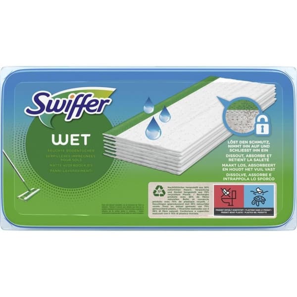 Swiffer Wet Golvtorkar Wipes Citrus Fresh 24 Styck