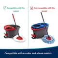 Pikkukuva 5 / 6: Moppipää Vileda / O-Cedar EasyWring Spin Mop Base -moppipohjaan