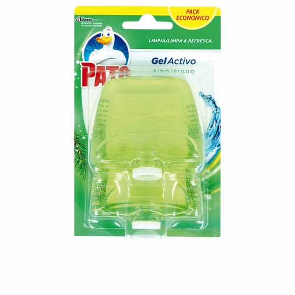 Toilet air freshener Pato Gel Activo Mäntypuu 2 osaa Desinfioiva