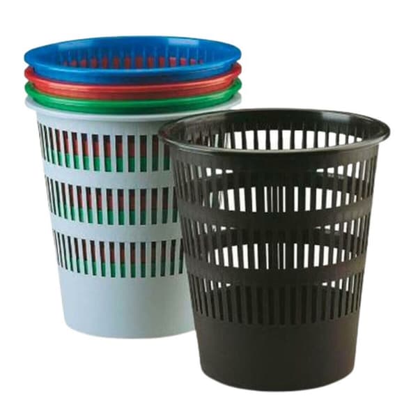 Papperskorg Faibo Multicolour polypropen 12 L (9 antal)