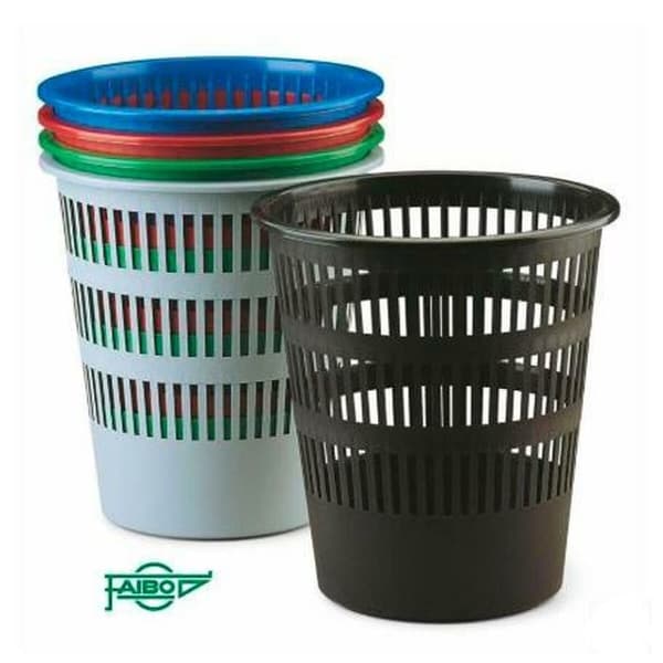 Papperskorg Faibo Multicolour polypropen 12 L (9 antal)